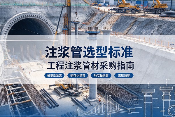碧江注浆管选型标准