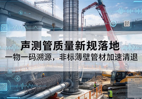 碧江声测管质量新规落地，一物一码溯源，非标薄壁管材加速清退