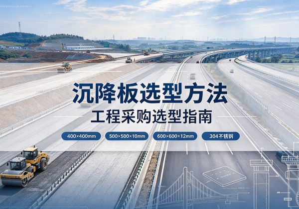 碧江沉降板选择方法